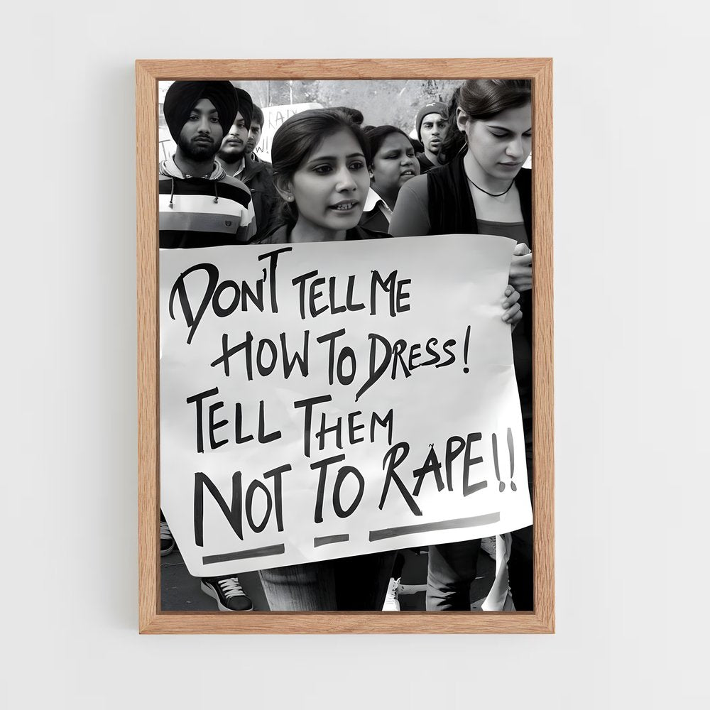 feminist-7 cadre Bois clair