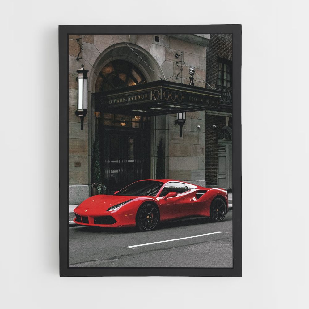 Poster F488 red