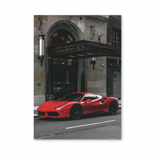 Poster F488 red