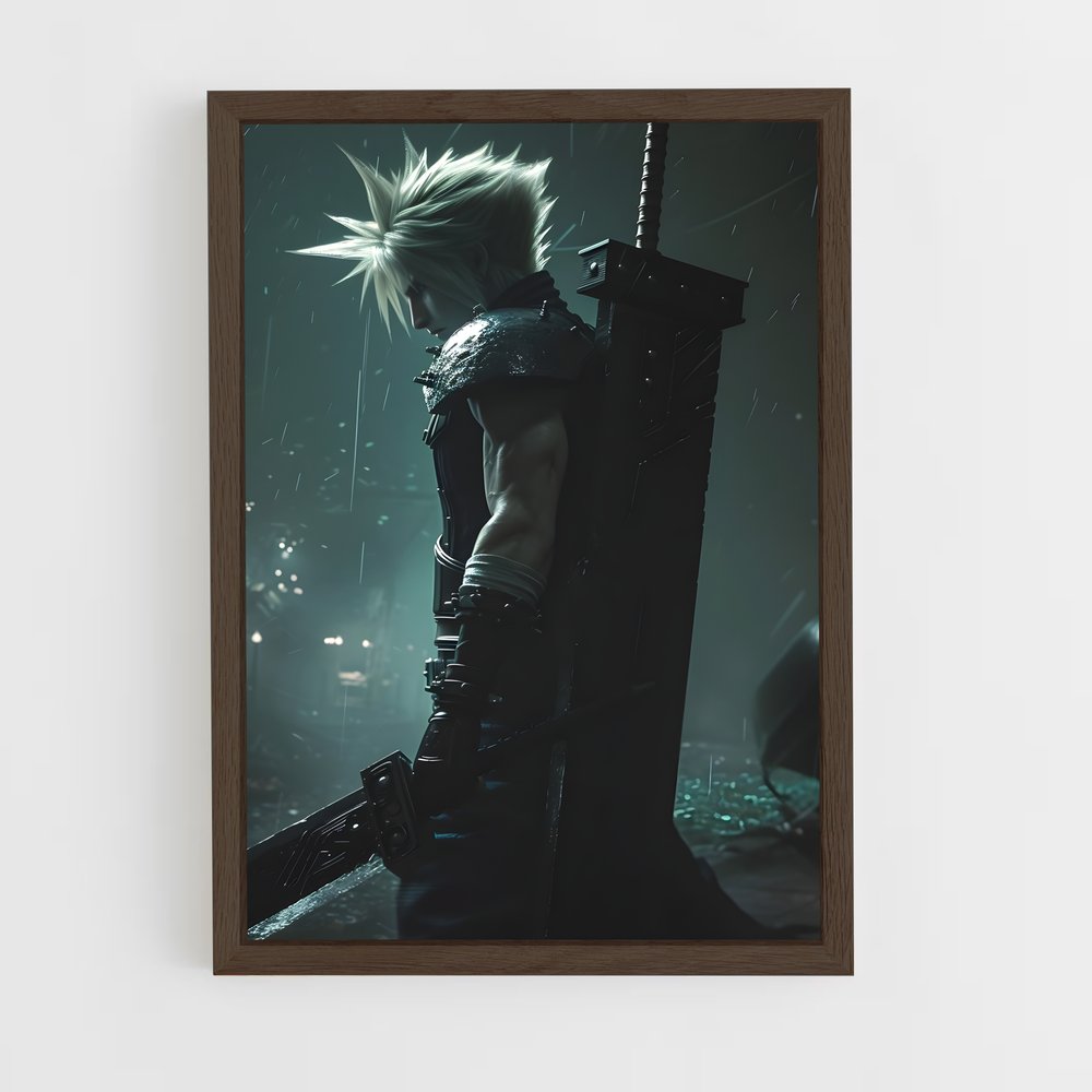final-fantasy-17 cadre Bois foncé