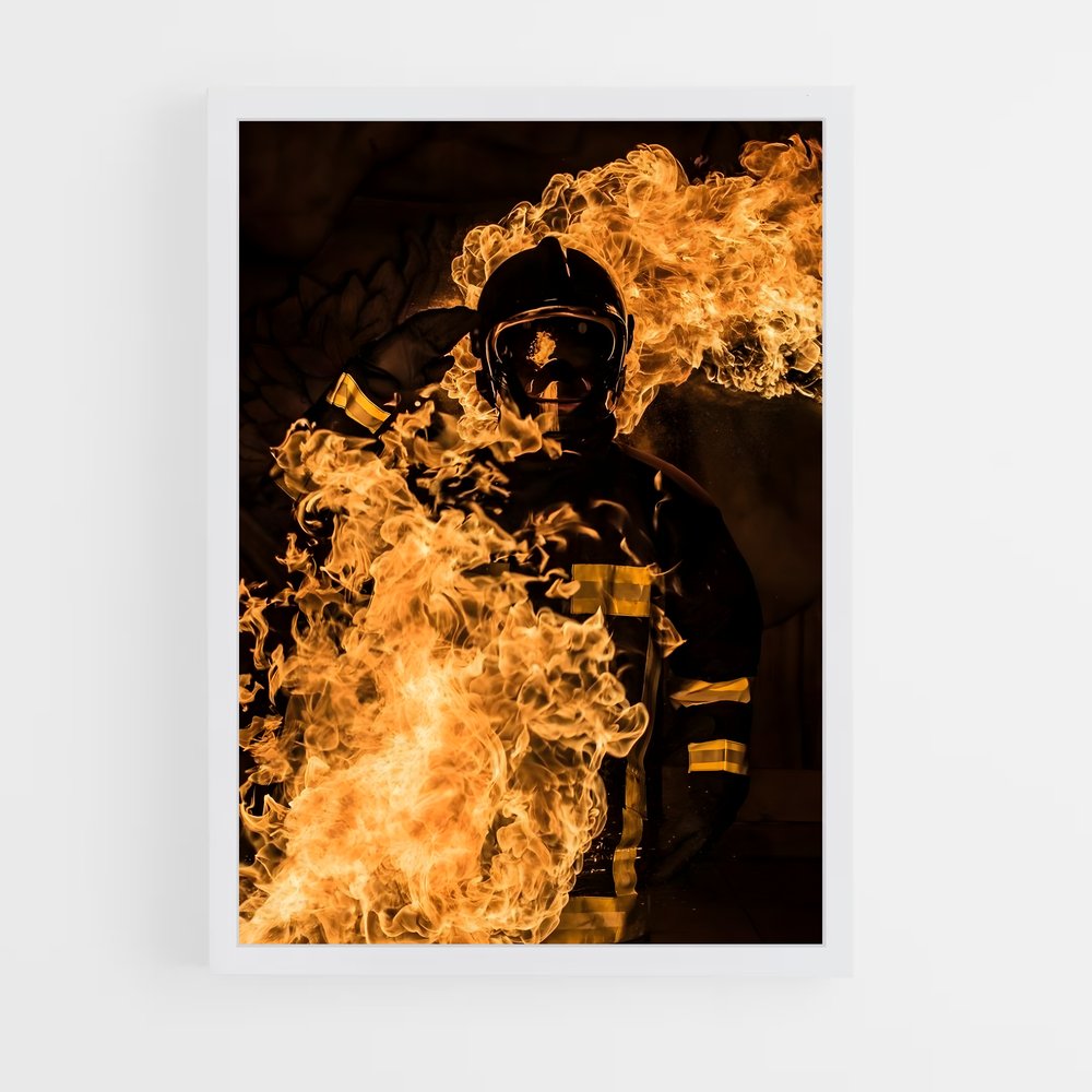 fireman-4 cadre Blanc