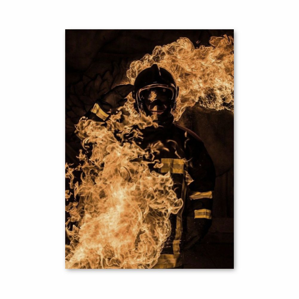 Firefighting Posters Firefighter Posters – Aesthetic Posters