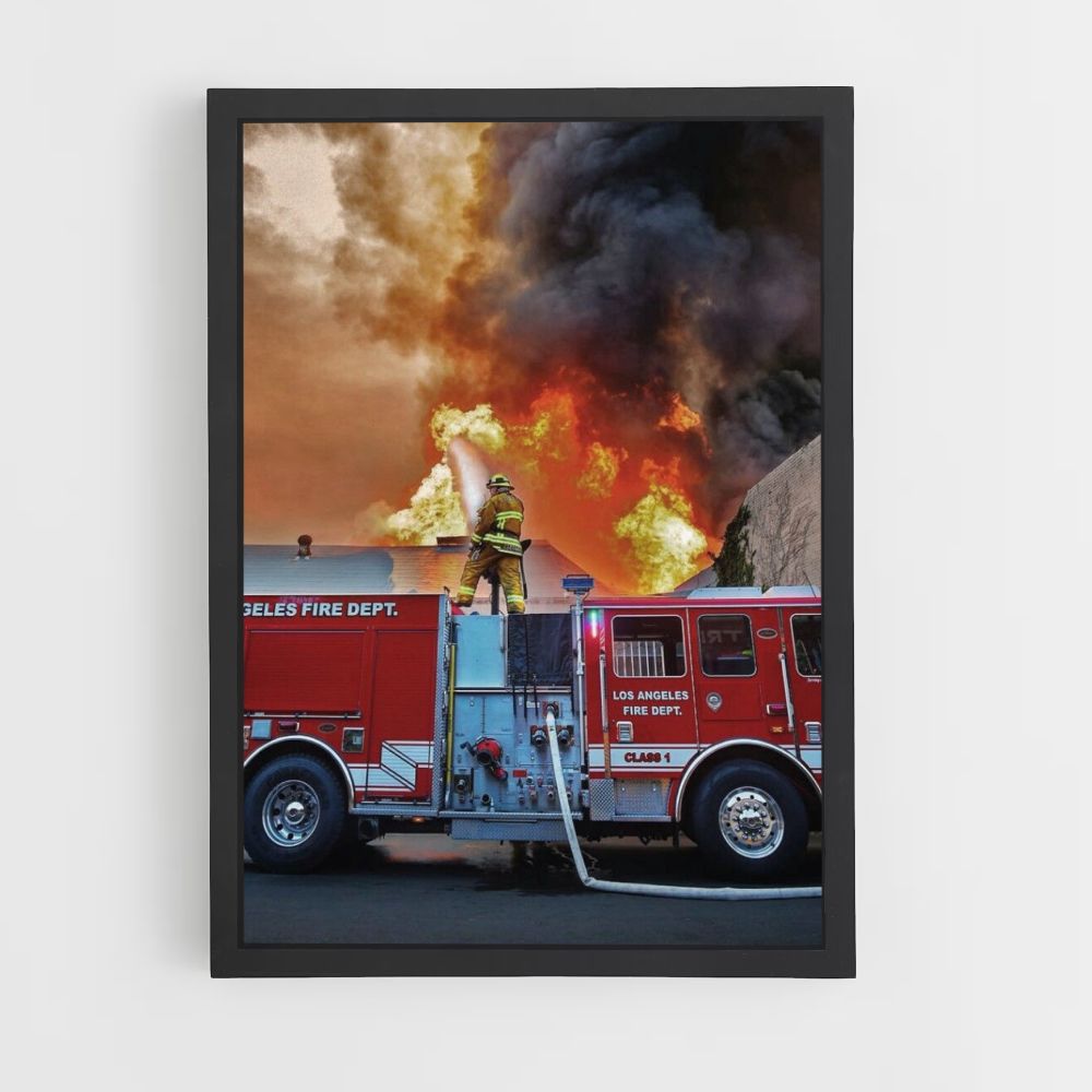 Fire Truck Poster