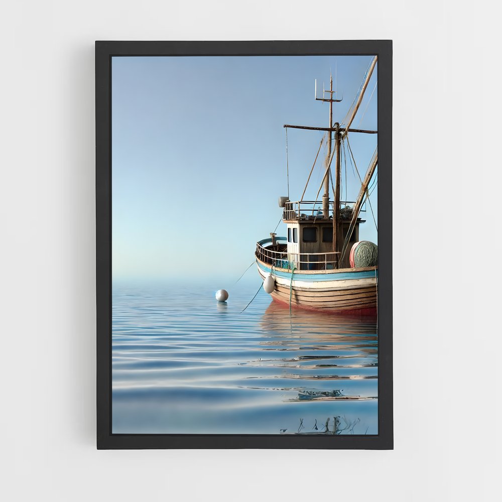 fishing-boat-4 cadre Noir