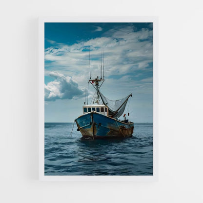 fishing-boat-7 cadre Blanc