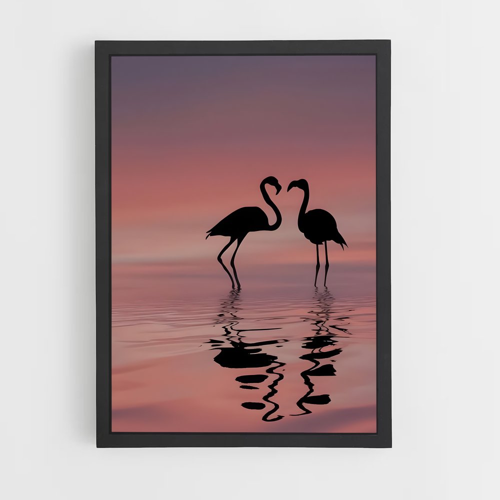 flamingo-6 cadre Noir
