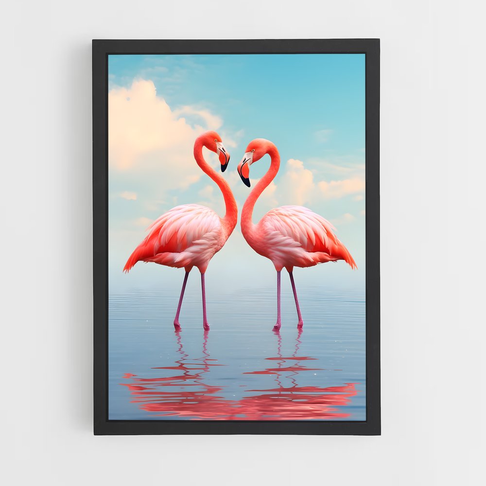 flamingo-7 cadre Noir