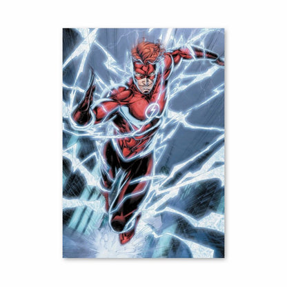 Blue Flash Poster