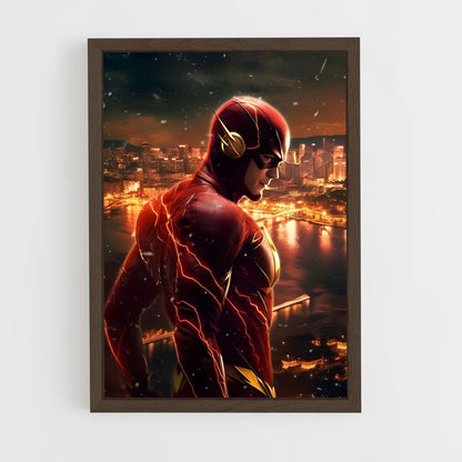 flash-9 cadre Bois foncé