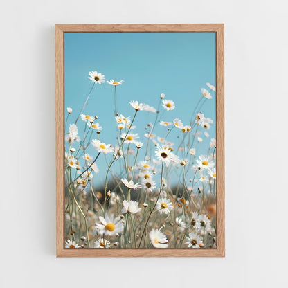 flower-3 cadre Bois clair
