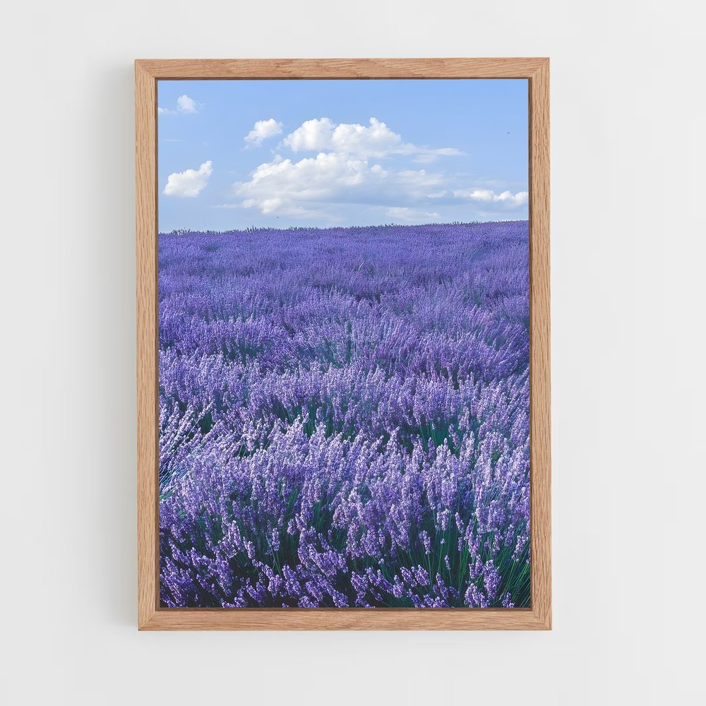 flower-9 cadre Bois clair