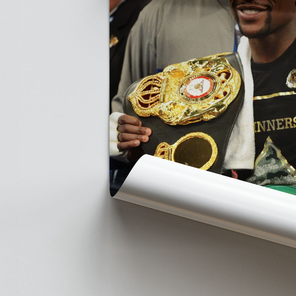 Poster Floyd Mayweather Belt