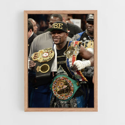 Poster Floyd Mayweather Belt