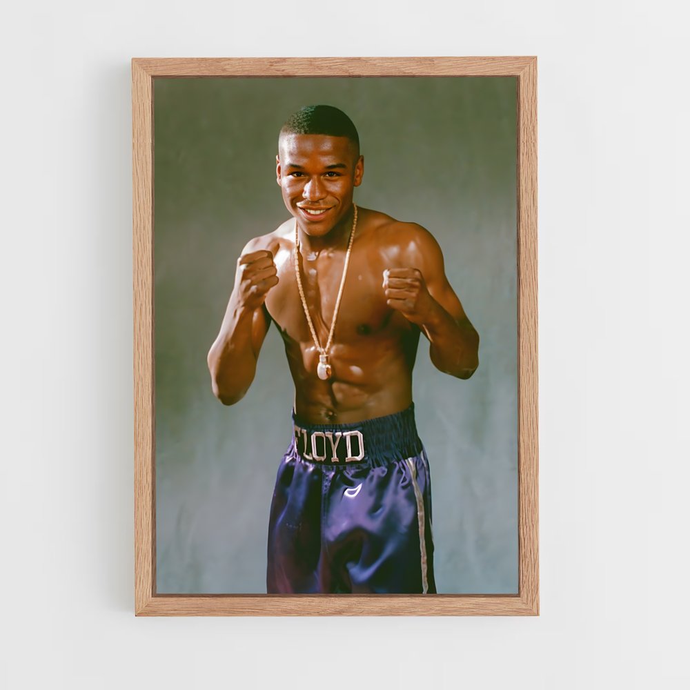 floyd-mayweather-5 cadre Bois clair
