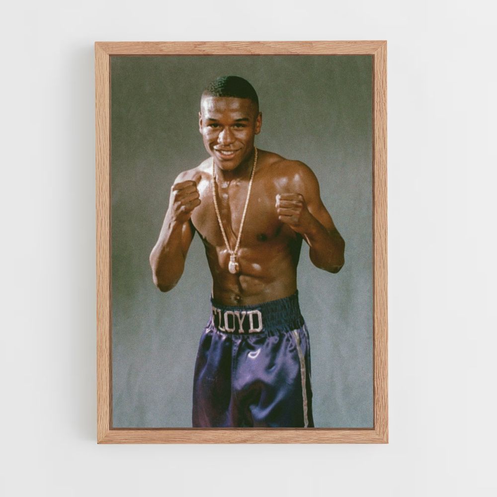 Young Floyd Mayweather Poster