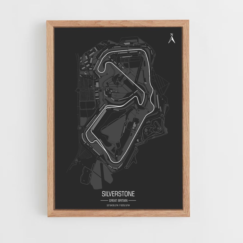 Affiche Silverstone-circuit