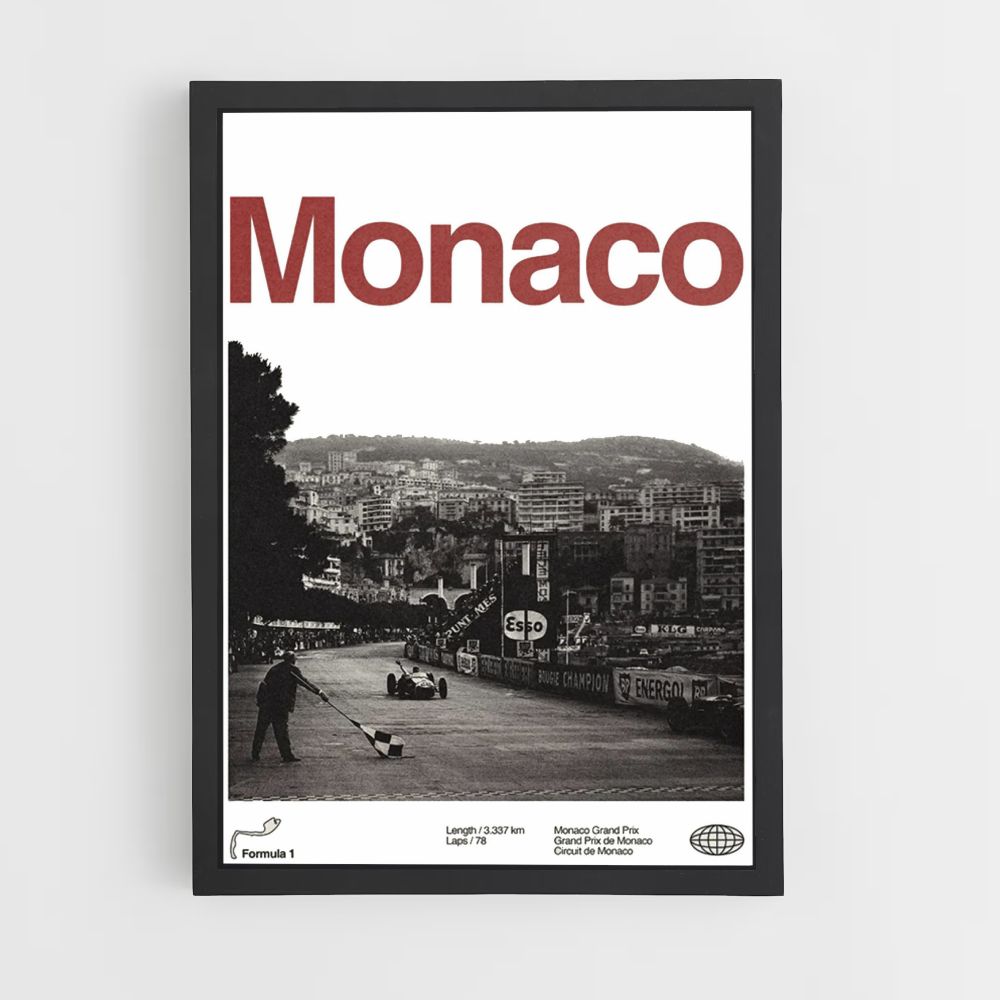 Poster Monaco F1