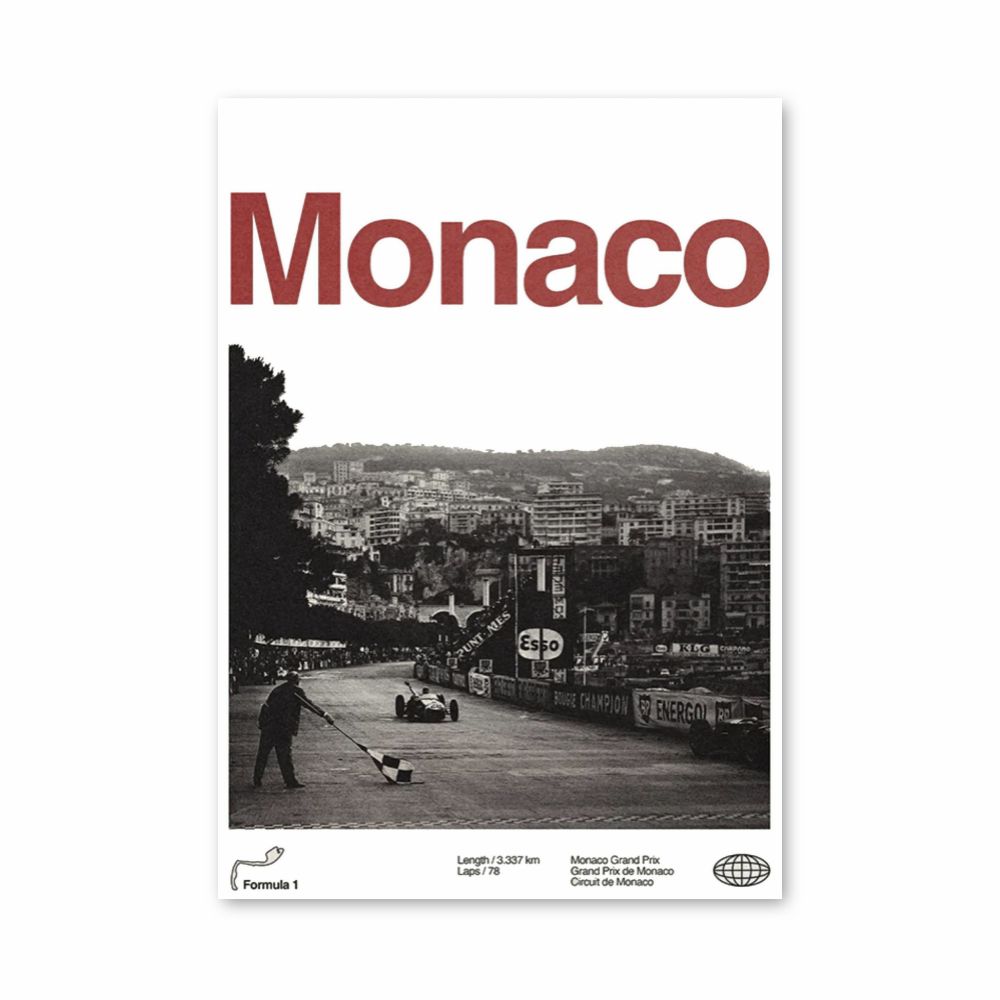 Poster Monaco F1