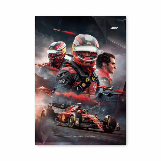 Affiche Carlos Sainz