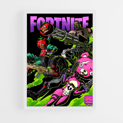 fortnite-10 cadre Blanc