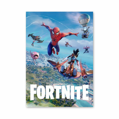 Spiderman Fortnite Poster