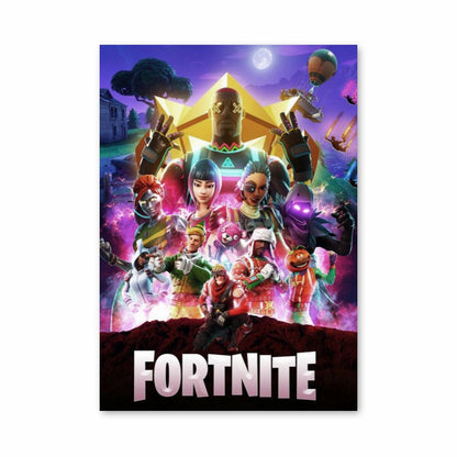 Fortnite Neon Poster