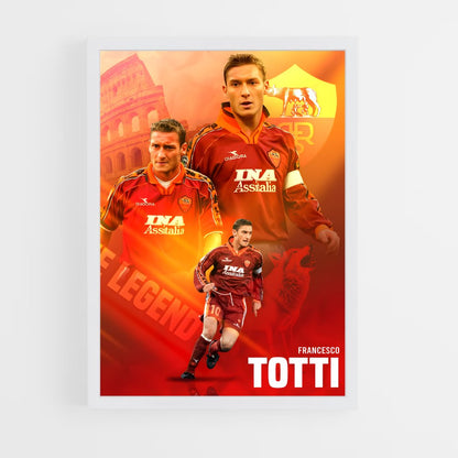 francesco-totti-1 cadre Blanc