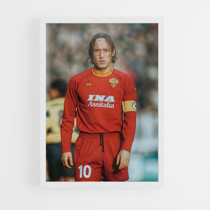 francesco-totti-10 cadre Blanc