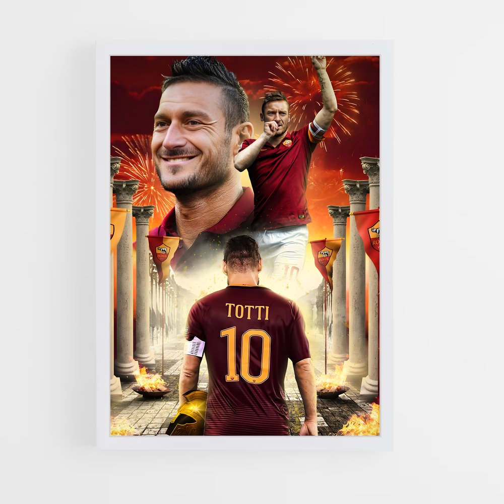 francesco-totti-2 cadre Blanc