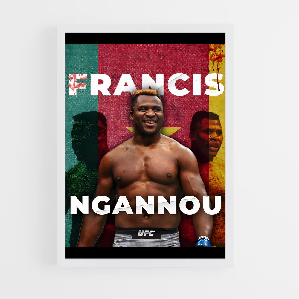 francis-ngannou-14 cadre Blanc