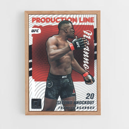 francis-ngannou-3 cadre Bois clair