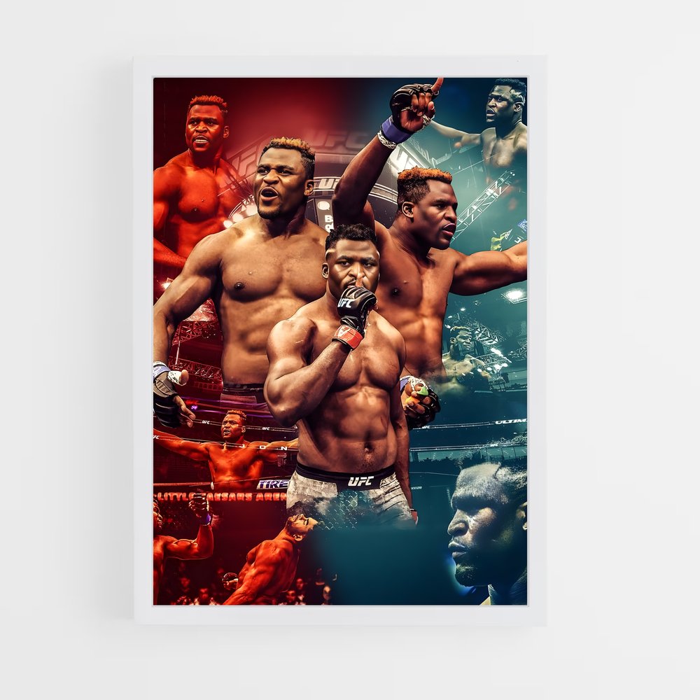 francis-ngannou-5 cadre Blanc