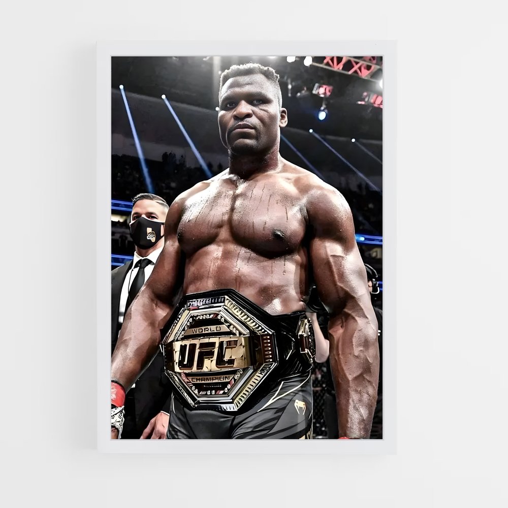 francis-ngannou-6 cadre Blanc
