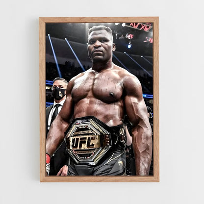 francis-ngannou-6 cadre Bois clair