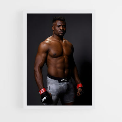 francis-ngannou-8 cadre Blanc