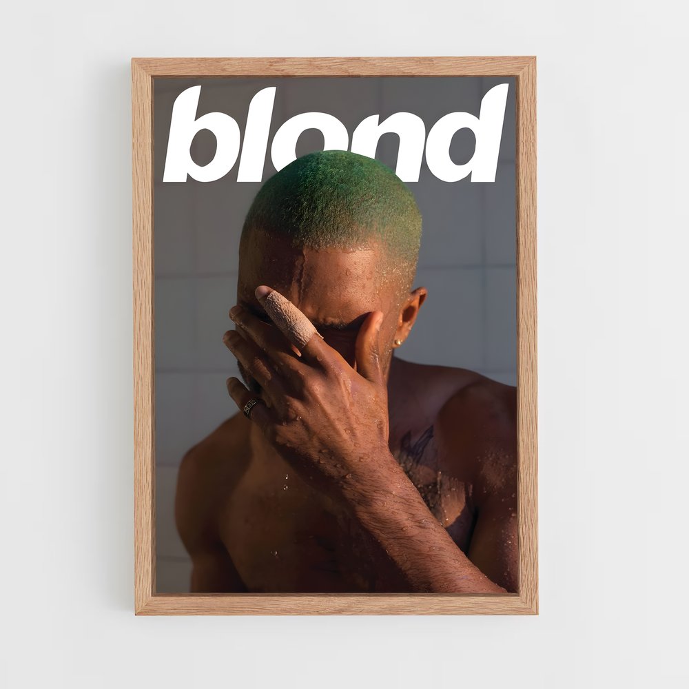 frank-ocean-4 cadre Bois clair