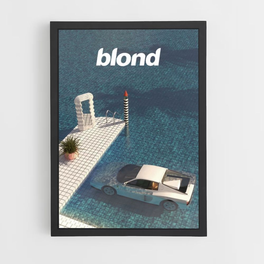 Blonde Car Poster