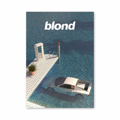 Blonde Car Poster