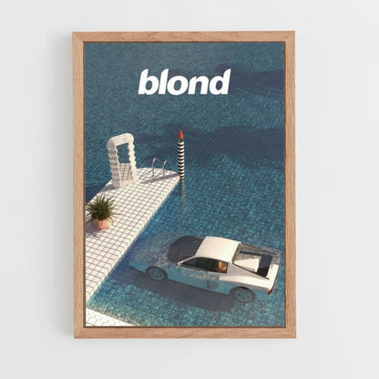 Blonde Car Poster