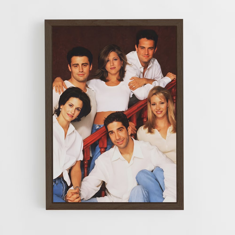 friends-2 cadre Bois foncé