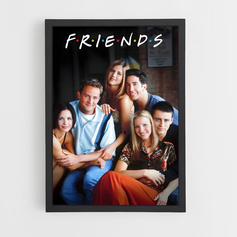 friends-4 cadre Noir