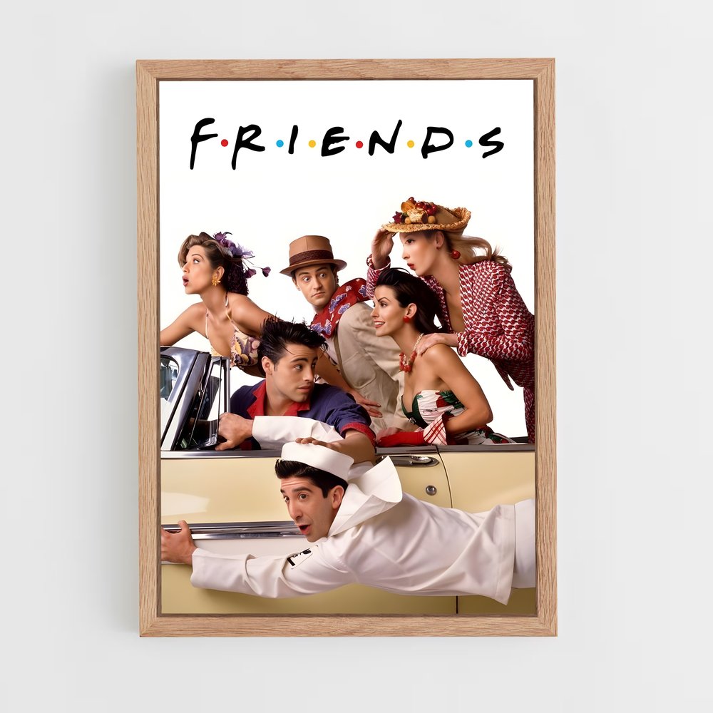friends-5 cadre Bois clair