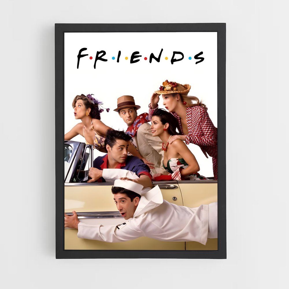 friends-5 cadre Noir