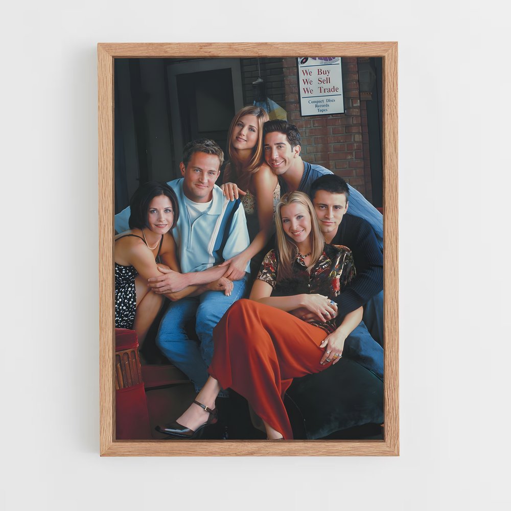 friends-6 cadre Bois clair