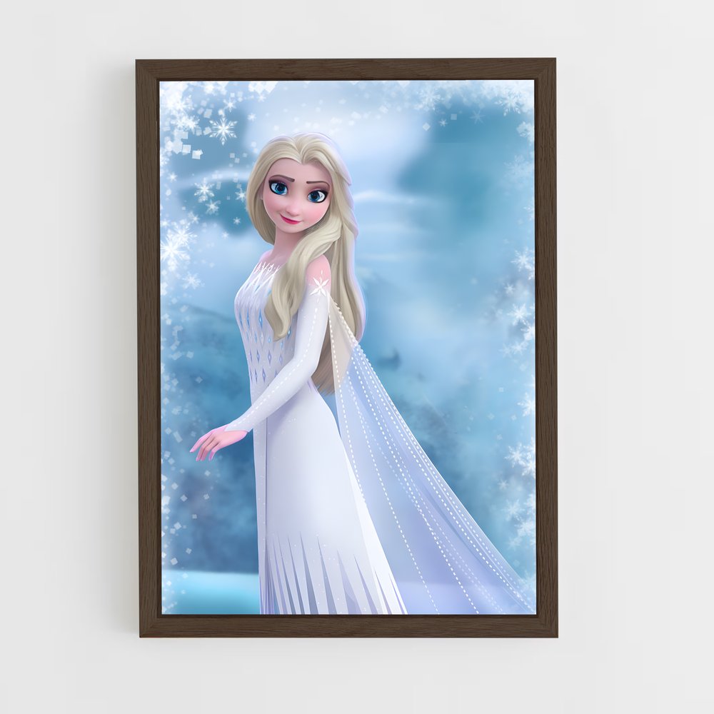 frozen-1 cadre Bois foncé