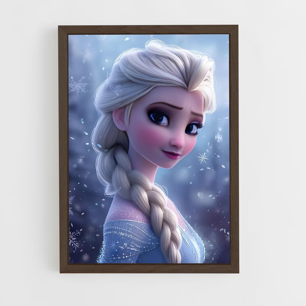 frozen-14 cadre Bois foncé