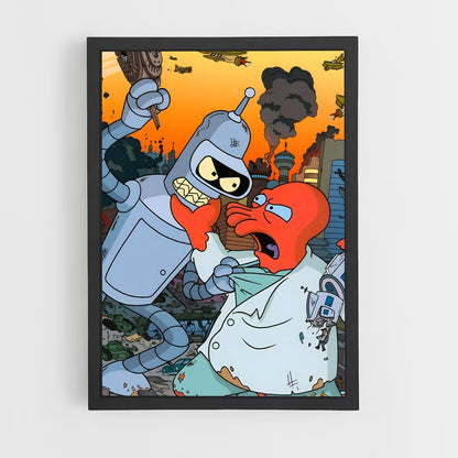 futurama-10 cadre Noir