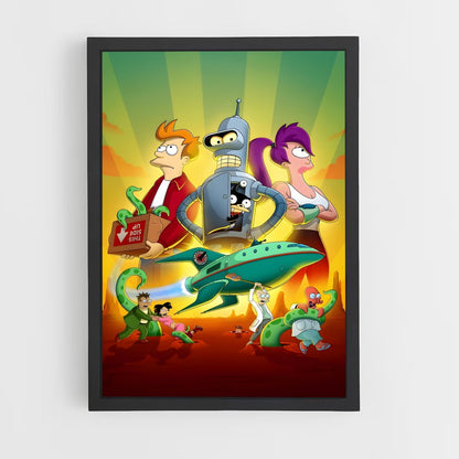 futurama-12 cadre Noir