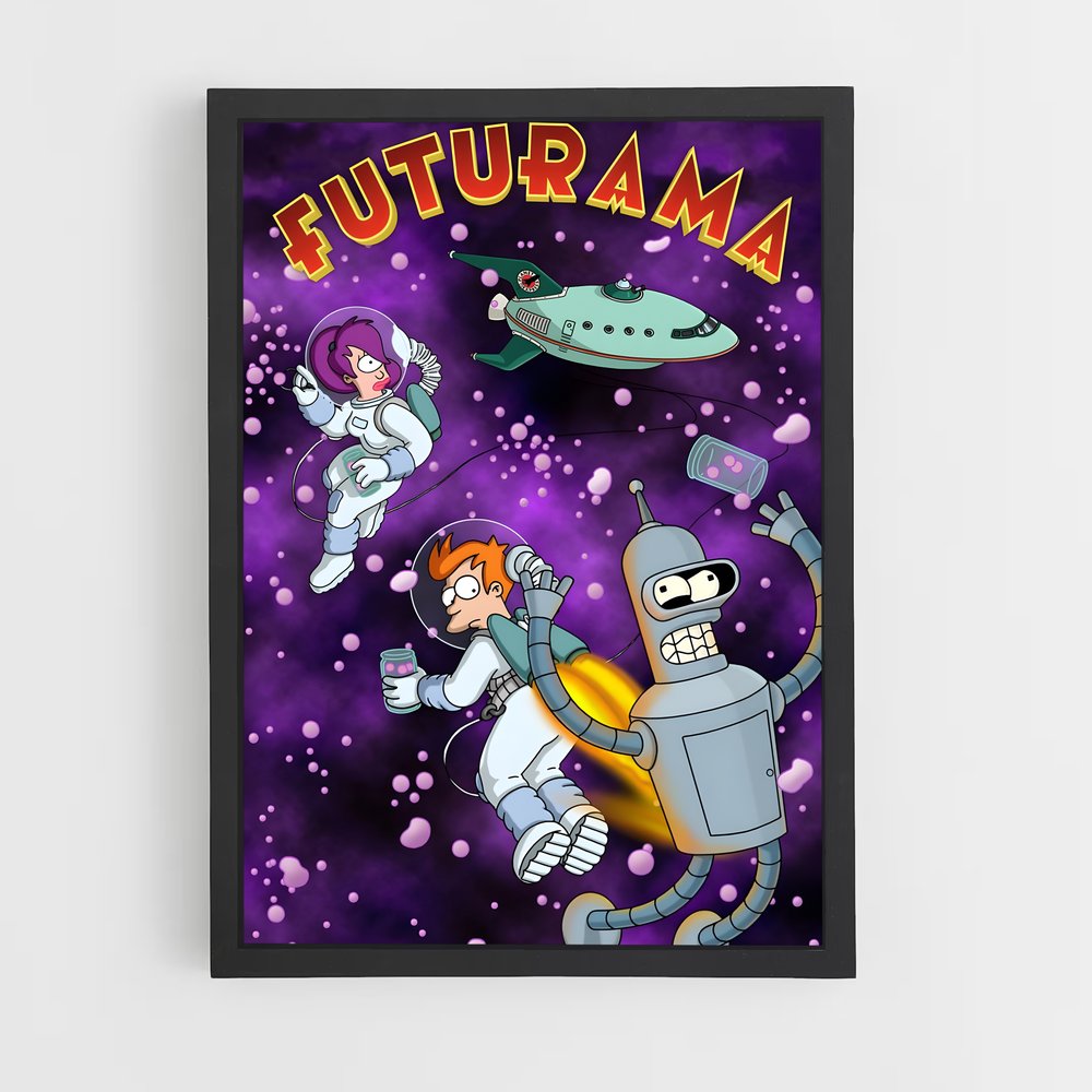 futurama-4 cadre Noir