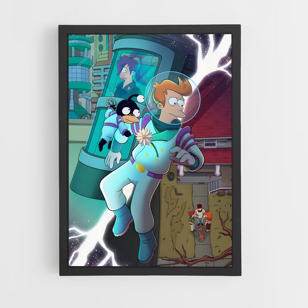 futurama-5 cadre Noir